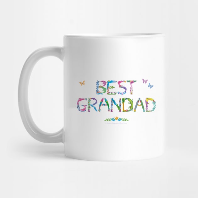 Best Grandad - tropical wordart by DawnDesignsWordArt